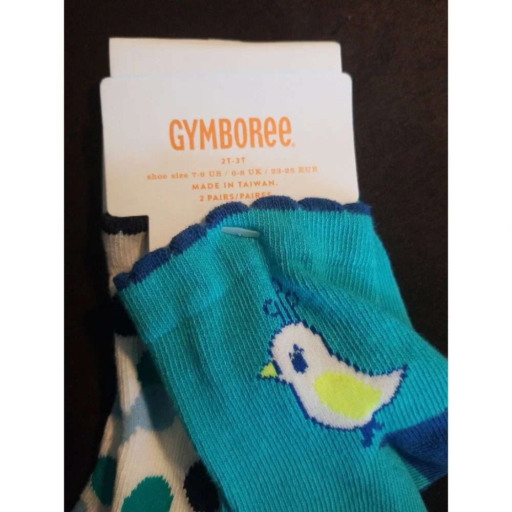 Gymboree happy bluebird 2t 3t socks nwt